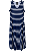Navy Striped Dress